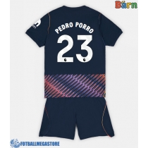 Fotballdrakt Barn Tottenham Hotspur Pedro Porro #23 Bortedraktsett 2026-27 Kortermet (+ Korte bukser)